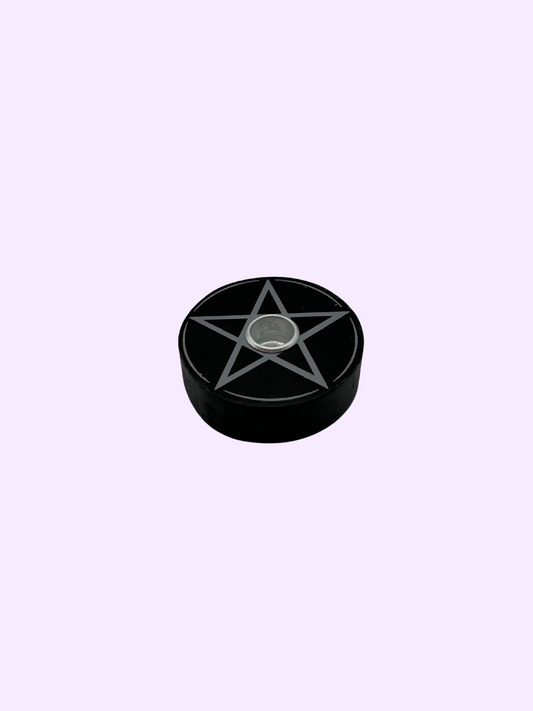 Pentagram Spell Candle Holder