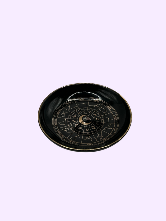 Zodiac Wheel Incense Dish