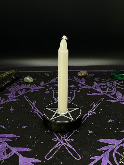 Pentagram Spell Candle Holder
