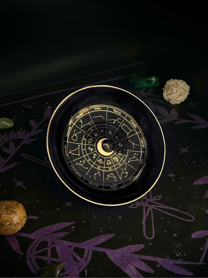 Zodiac Wheel Incense Dish