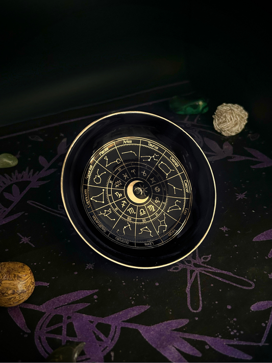 Zodiac Wheel Incense Dish