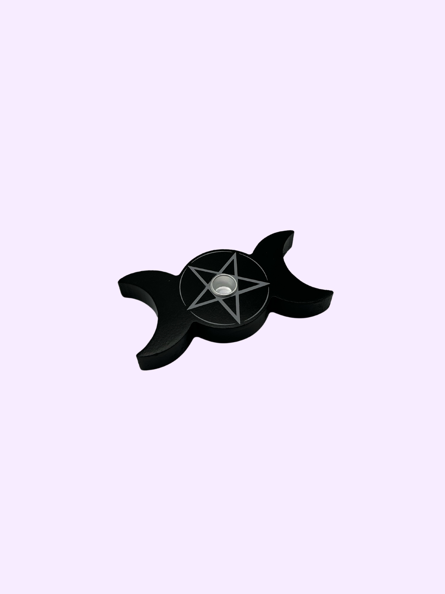 Triple Moon Spell Candle Holder